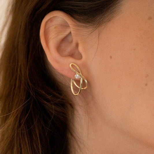 Beauty In The Bloom Earrings - LÚDERE Jewelry