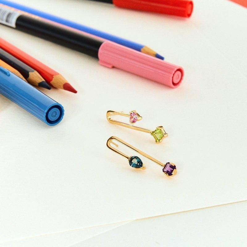 On My Way To Wonderland Earrings - LÚDERE Jewelry