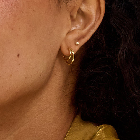 Cloud Nine Flat Back Earrings - LÚDERE