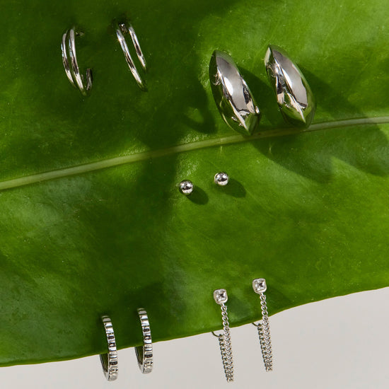 Cloud Nine Flat Back Earrings - LÚDERE