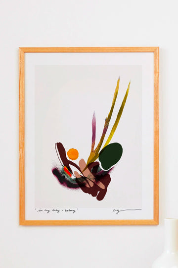 Courtney Griffin - "in my body i belong" Print