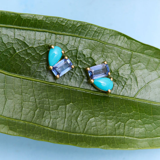 Somewhere New Stud Earrings - LÚDERE