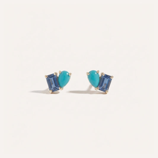 Somewhere New Stud Earrings - LÚDERE