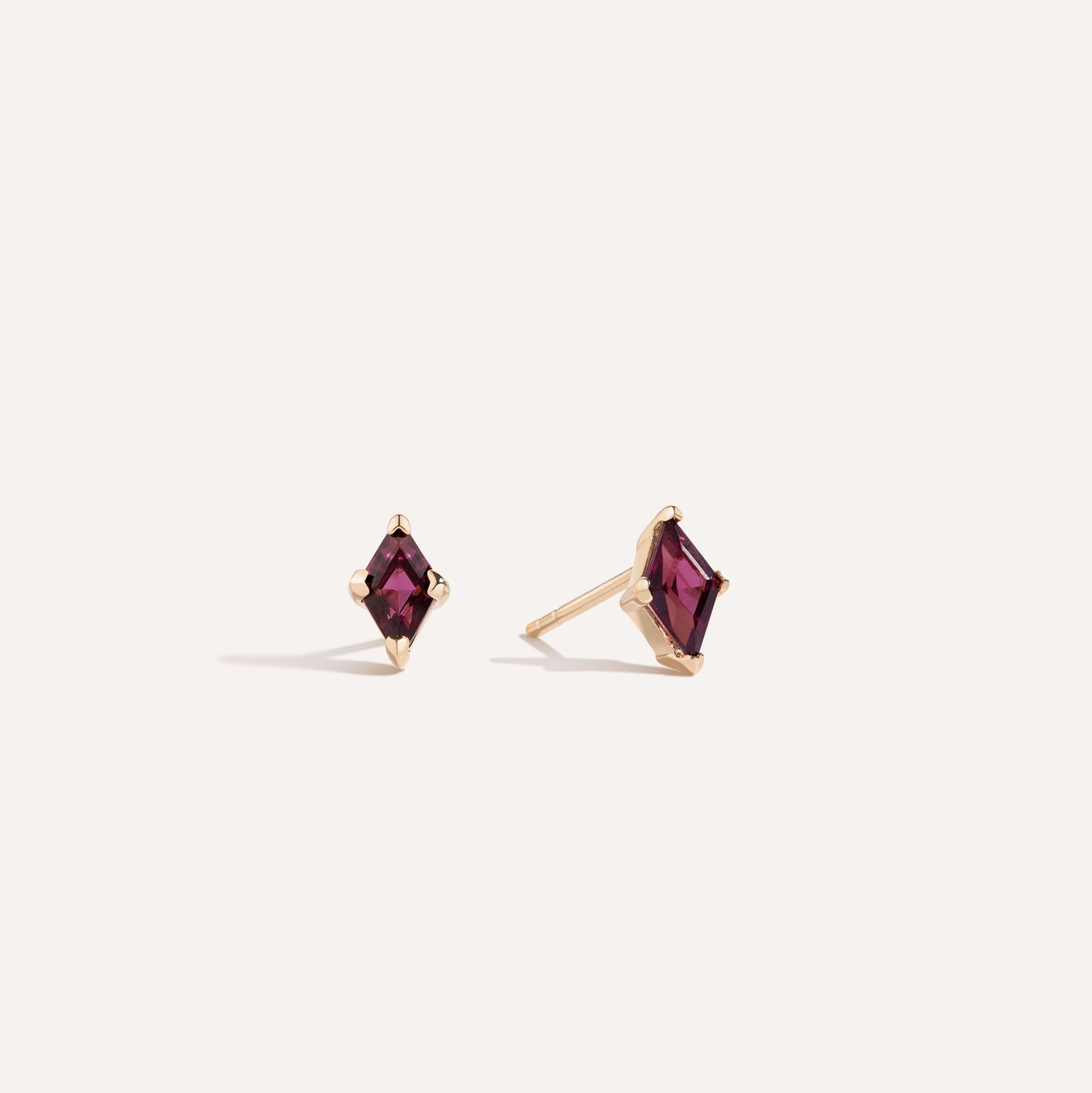 Anything Could Happen Lozenge Stud Earrings - LÚDERE