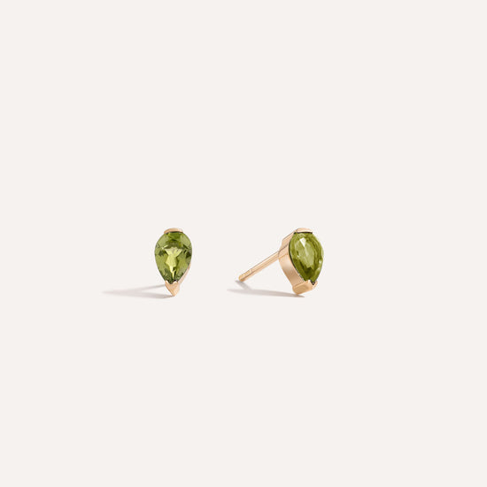 Dilly Dallying Pear Stud Earrings - LÚDERE