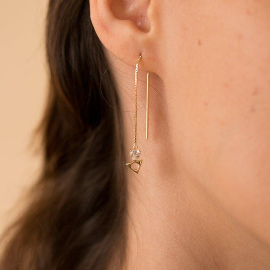 Dreaming & Believing Threader Earrings - LÚDERE